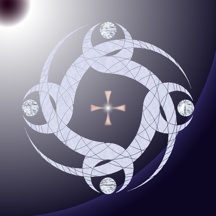Avec quatre jeux de 10 cercles
