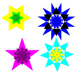 Exemples d'étoiles